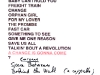 Official setlist of the Bruxelles Concert (published by LaLibre.be)