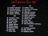 Matters of The Heart Tour t-shirt (1992)