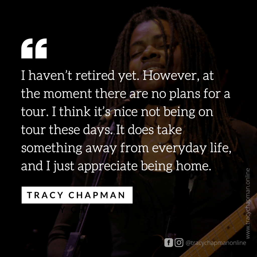 whatever happened to Tracy Chapman?