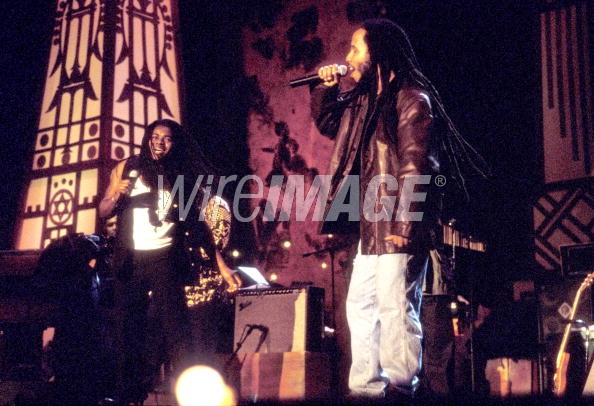 Tracy Chapman and Ziggy Marley at the One Love, the Bob Marley all star tribute