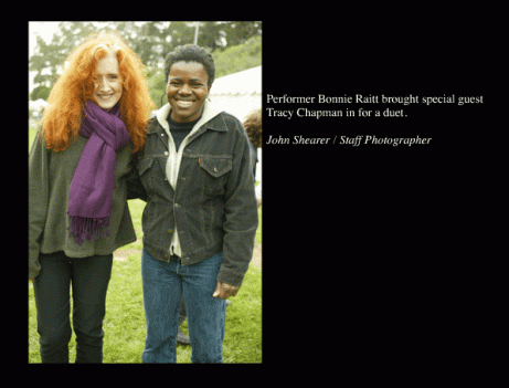 Tracy Chapman and Bonnie Raitt at We The Planet