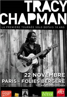 Tracy Chapman, Les Folies Bergères, Paris