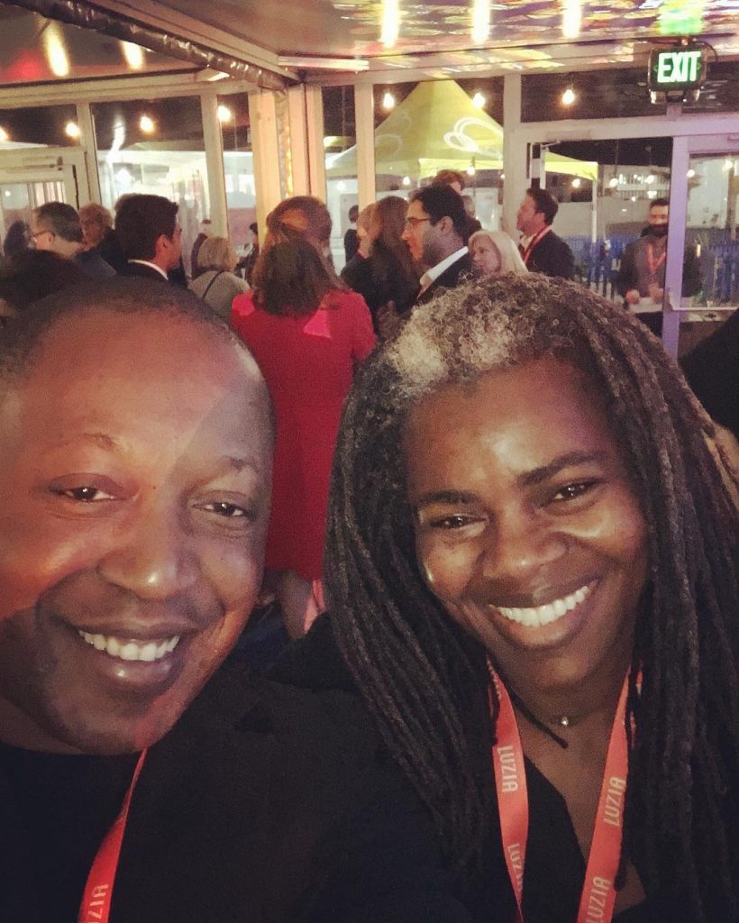 Herby Moreau and Tracy Chapman attending the show Luzia by Cirque Du Soleil