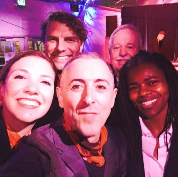 Armistead Maupin, Eleanor Norton, Lance Horne, Alan Cumming and Tracy Chapman at A.C.T. Gala 2015. Photo by Lance Horne