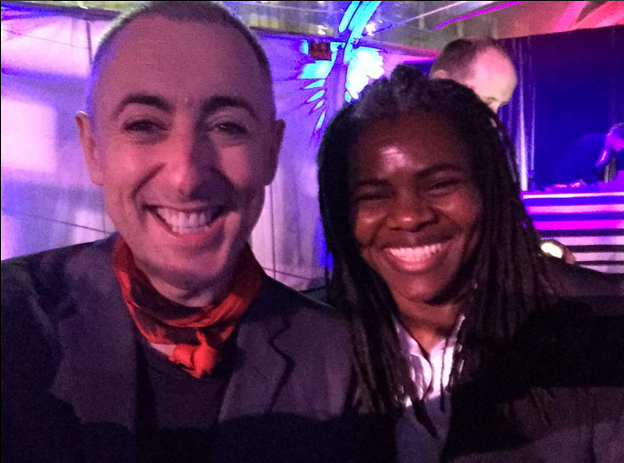 Alan Cumming and Tracy Chapman at A.C.T. Gala 2015. Photo by Alan Cumming