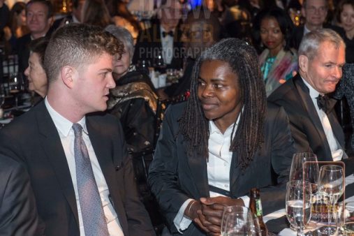 Tracy Chapman and Nicholas Perloff Giles at A.C.T. Gala Come Get Stranded © 2015 Drew Altizer Photography