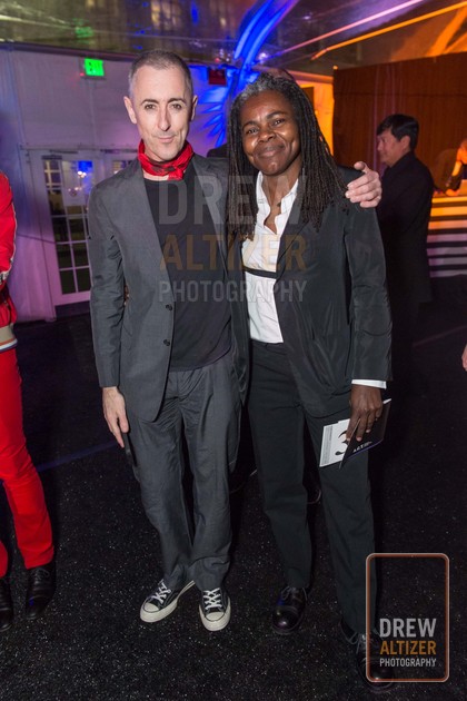 Tracy Chapman and Alan Cumming at A.C.T. Gala Come Get Stranded © 2015 Drew Altizer Photography
