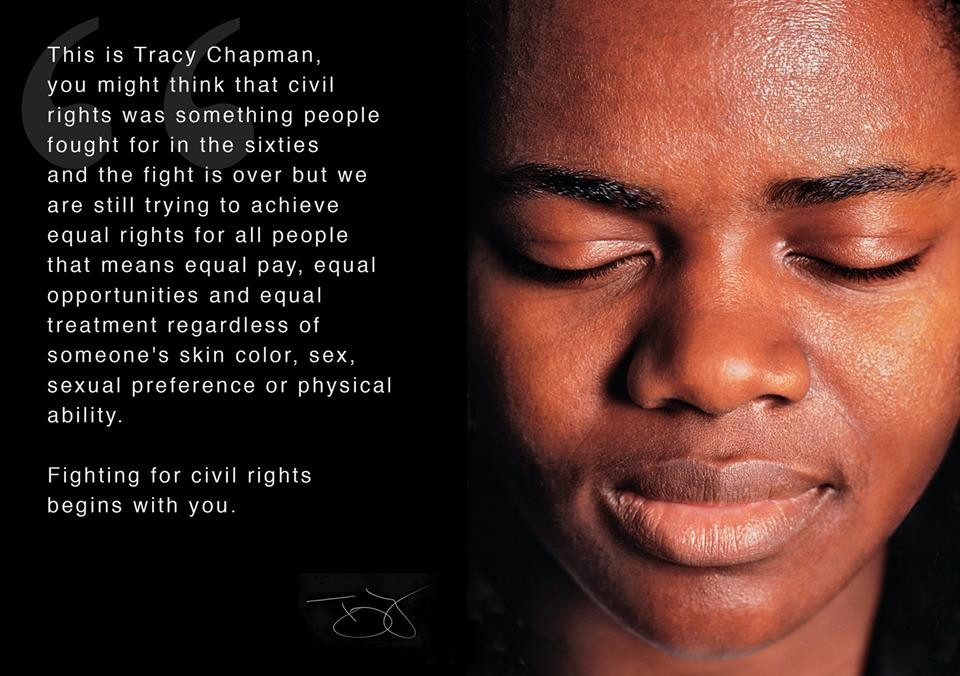 tracy chapman quote equal rights